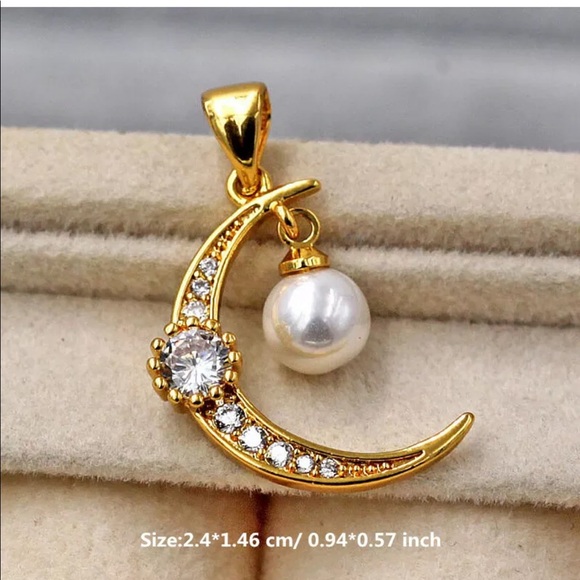 Pearl moon light pendant - Picture 2 of 4